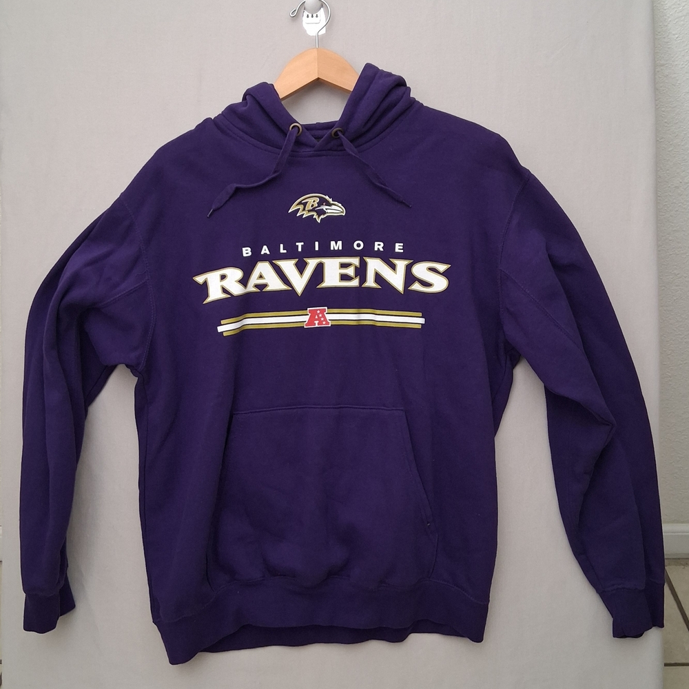 Baltimore Ravens Hoodie : Size Large : NFL TEAM Apparel : Purple
